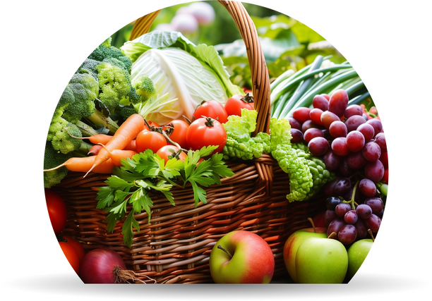 Tonnes food produced commercially p.a.